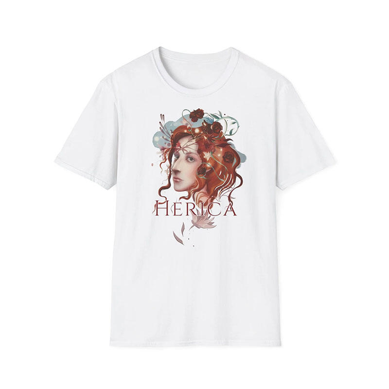 Herica Abstract Portrait T-Shirt - Dark Chamber Pop Singer Songwriter